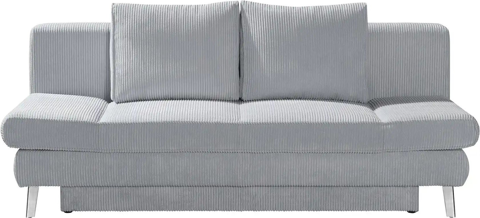 Thumbnail - Schlafsofa mit Bettkasten Sidney ¦ grau ¦ Maße (cm): B: 200 H: 85 T: 90.0 Polstermöbel > Sofas > 2-Sitzer - Höffner