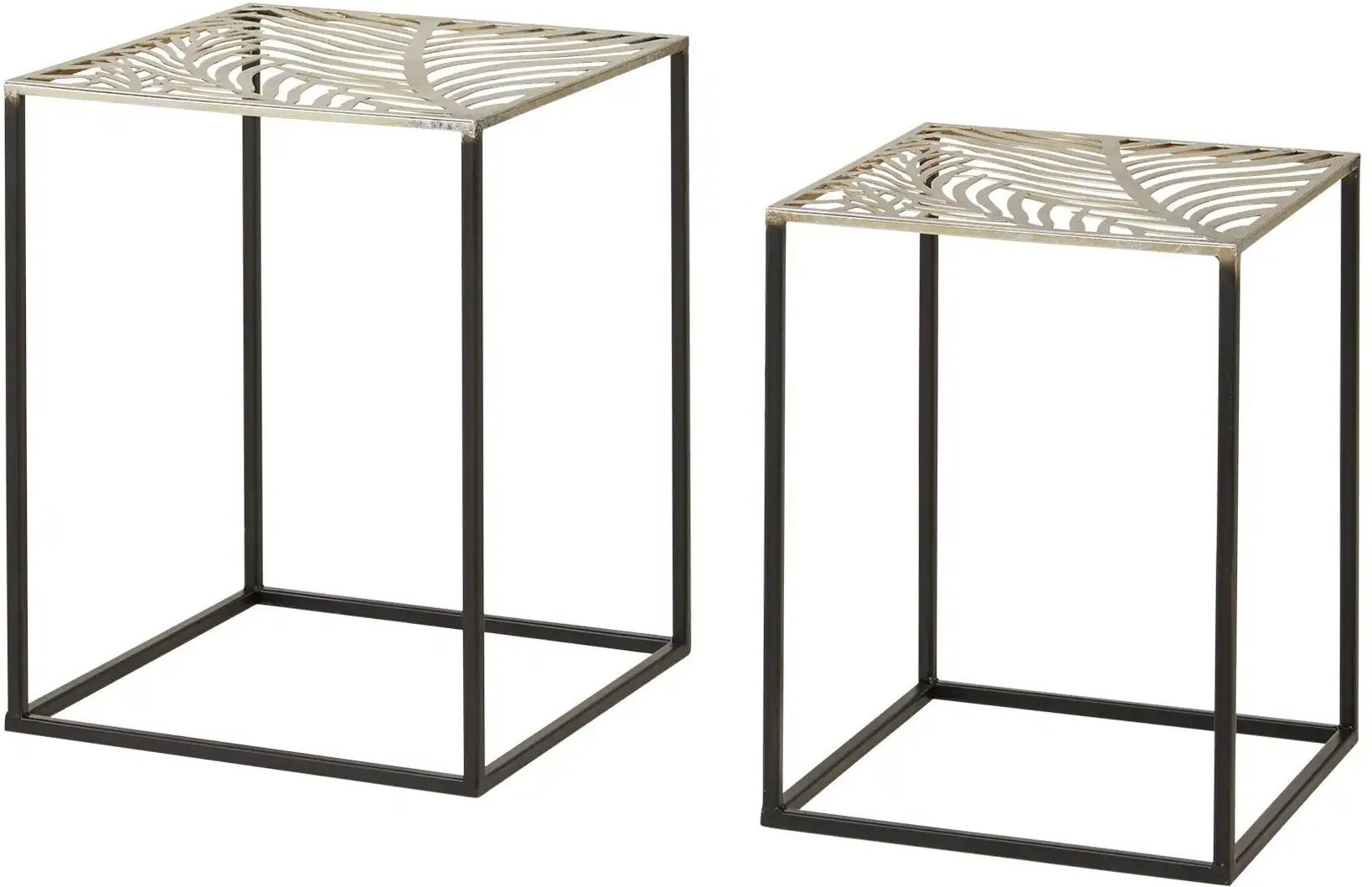 Beistelltisch 2er Set Hanau ¦ gold Tische > Beistelltische > Beistelltische ohne Rollen - Höffner