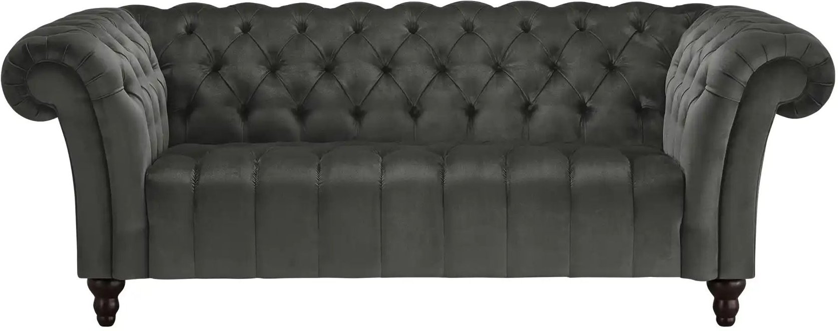 Sofa 2-sitzig Canyon ¦ grau ¦ Maße (cm): B: 205 H: 74 T: 101.0 Polstermöbel > Sofas > 2-Sitzer - Höffner