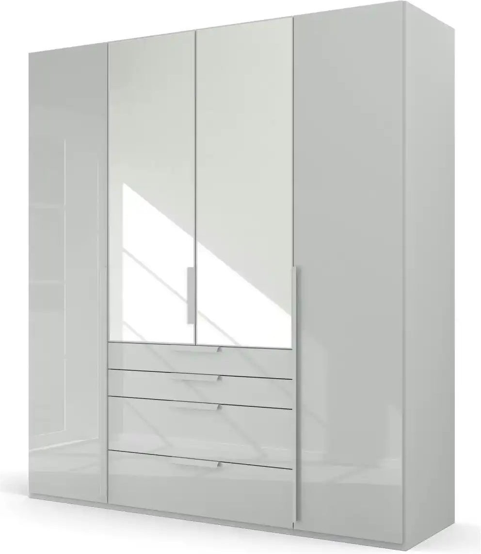 Drehtürenschrank Port Talbot ¦ grau ¦ Maße (cm): B: 201 H: 223 Schränke > Kleiderschränke > Drehtürenschränke - Höffner