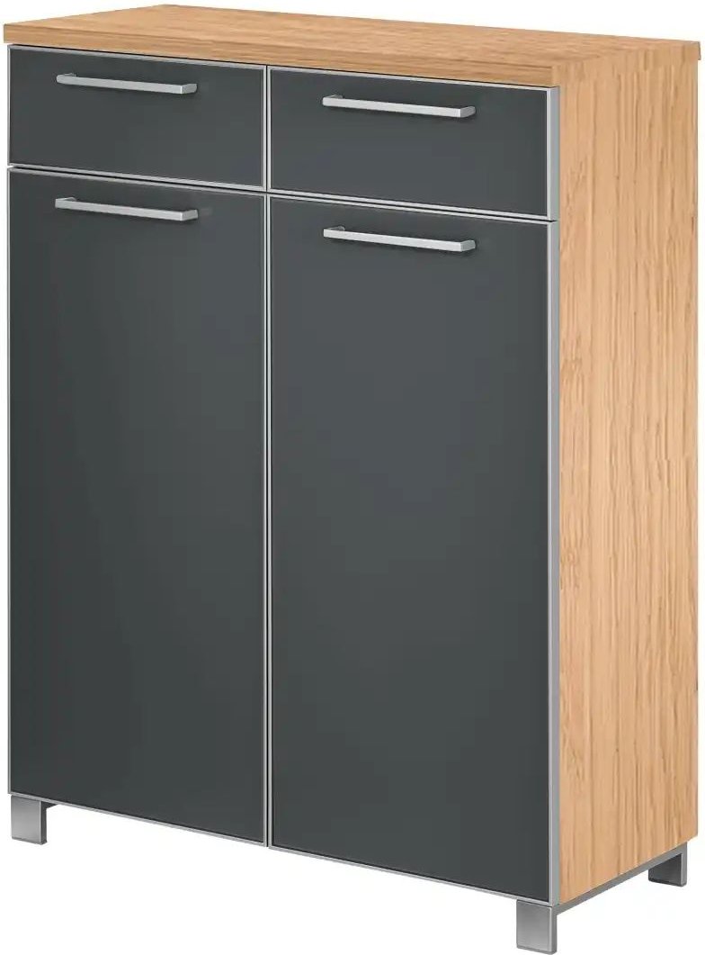 Thumbnail - Schuhschrank Duna ¦ grau ¦ Maße (cm): B: 84 H: 108 T: 37.0 Garderoben & Kleiderstangen > Garderoben Schuhschränke - Höf...