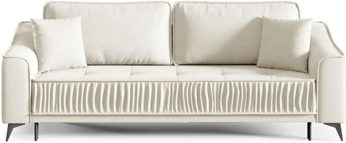 Selsey Schlafsofa Louisos ¦ creme ¦ Maße (cm): B: 249 H: 100 Polstermöbel > Sofas > 3-Sitzer - Höffner