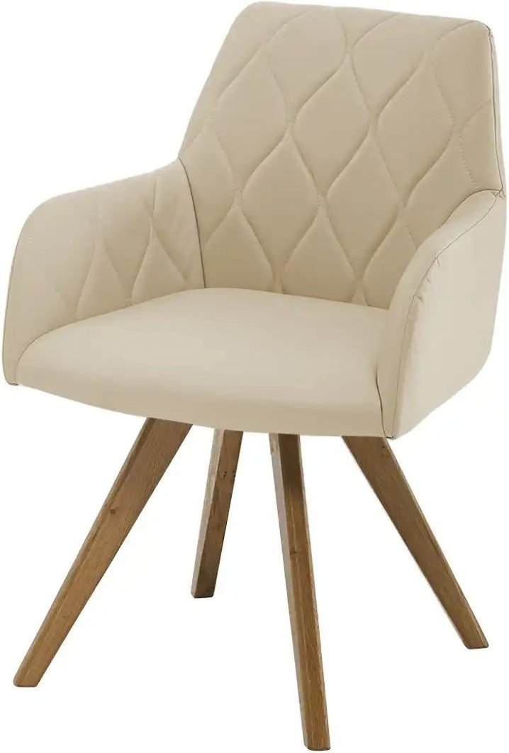 Woodford Esszimmerstuhl Damask ¦ beige ¦ Maße (cm): B: 61 H: 88 T: 66.5 Stühle > Küchenstühle > Küchenstühle mit Armleh...