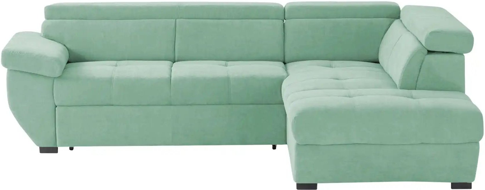 uno Ecksofa  Formula ¦ grün ¦ Maße (cm): B: 262 H: 79 T: 224.0 Polstermöbel > Sofas > Ecksofas - Höffner