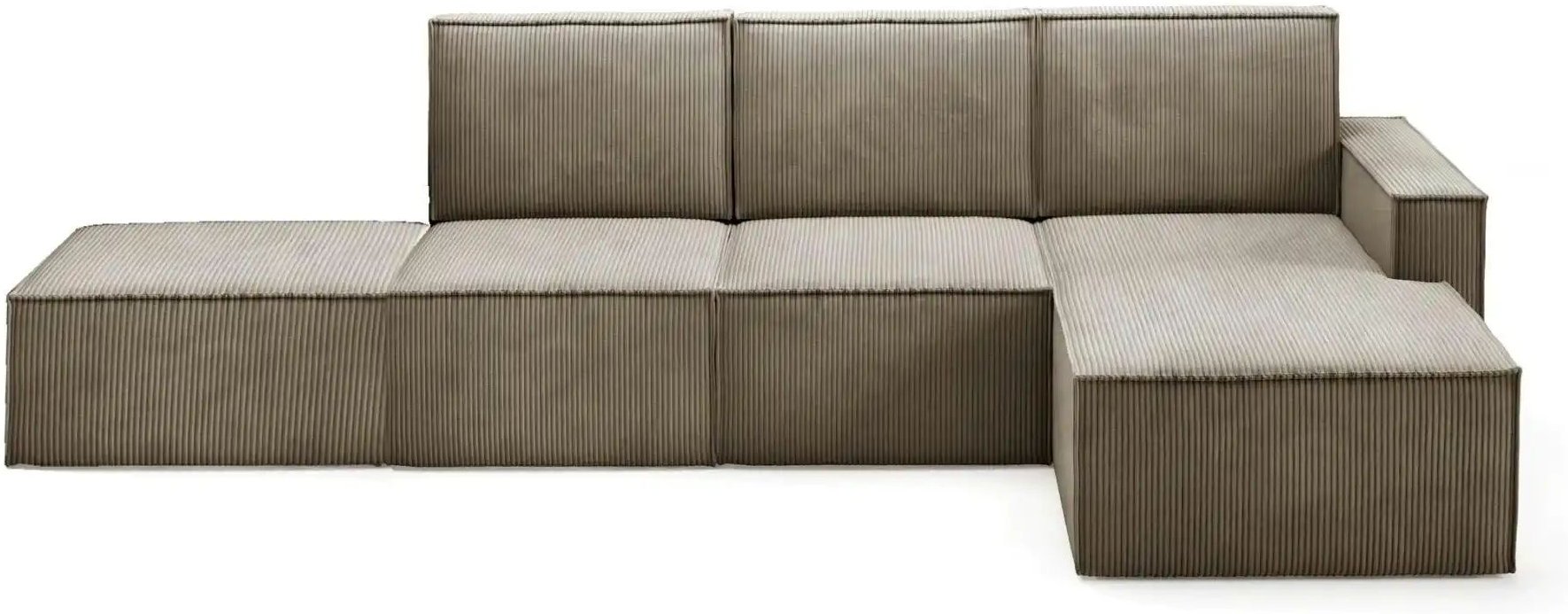 Ecksofa mit Pouf Orto ¦ braun ¦ Maße (cm): B: 329 H: 93 Polstermöbel > Sofas > Ecksofas - Höffner