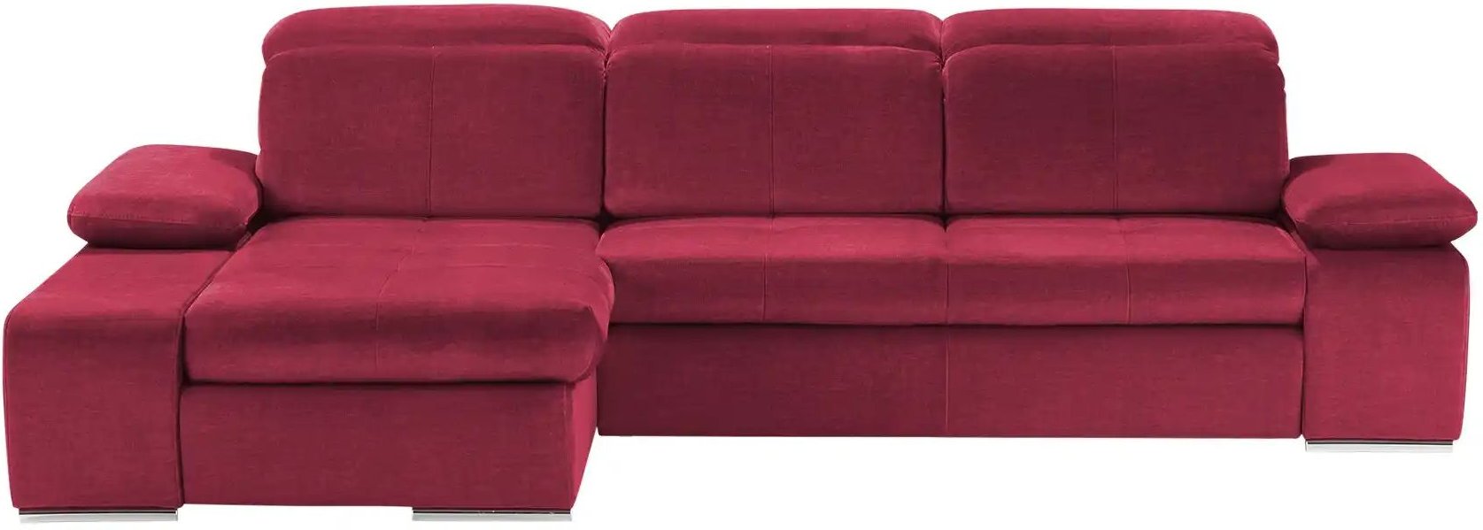 Thumbnail - switch Ecksofa aus Mikrofaser Avilla ¦ rot ¦ Maße (cm): B: 285 H: 86 T: 187.0 Polstermöbel > Sofas > Ecksofas - Höffner