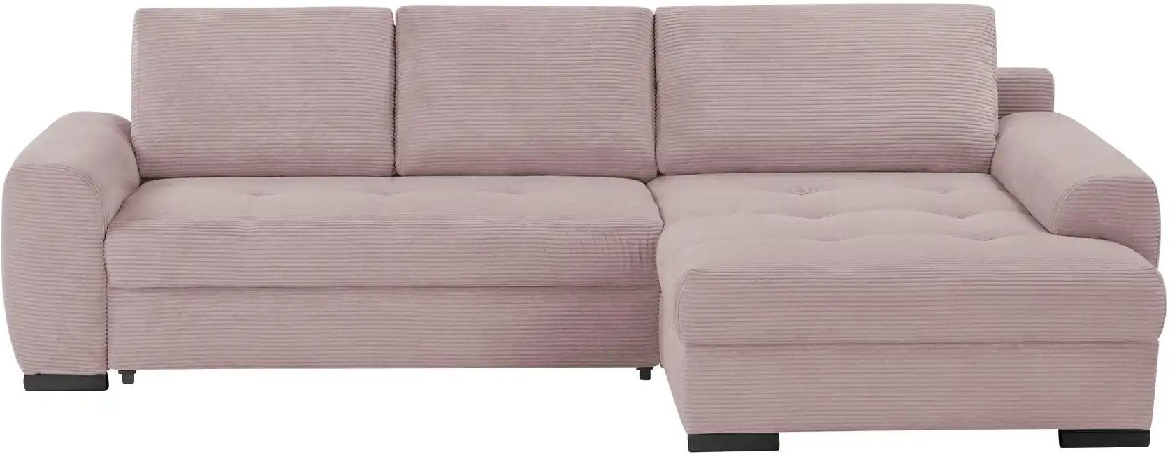 bobb Ecksofa in kuscheligem Cordstoff Soumia ¦ rosa/pink ¦ Maße (cm): B: 283 H: 91 T: 181.0 Polstermöbel > Sofas > Eckso...