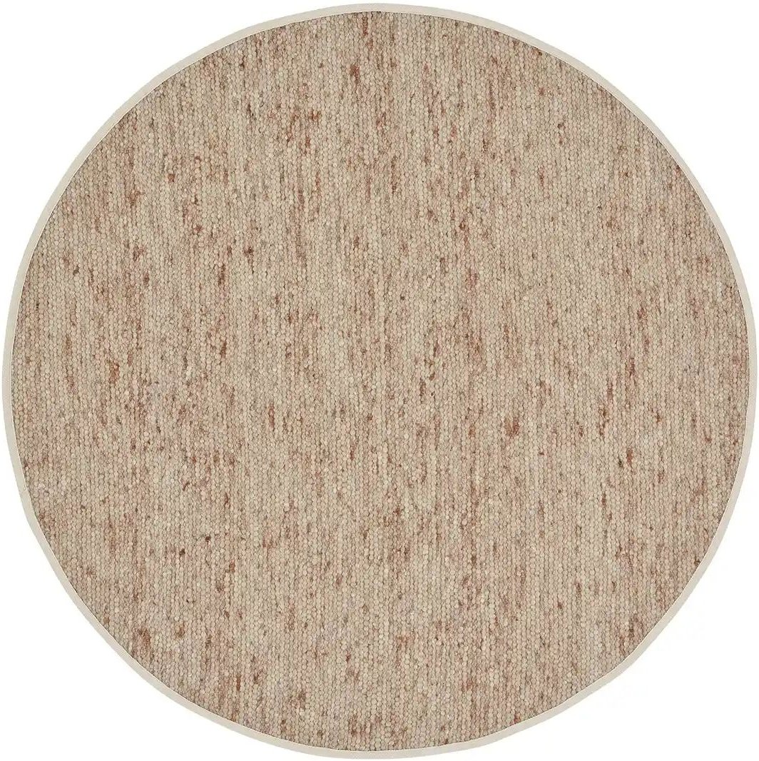Handweber Rosenheim ¦ beige ¦ Wolle Ø: 160 Teppiche > Naturteppiche - Höffner