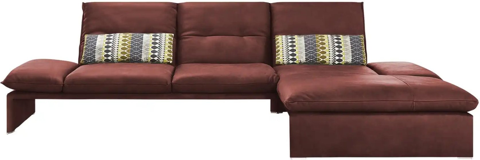 Thumbnail - KOINOR Leder-Ecksofa Humfrey ¦ rot ¦ Maße (cm): B: 314 H: 93 T: 159.0 Polstermöbel > Sofas > Ecksofas - Höffner