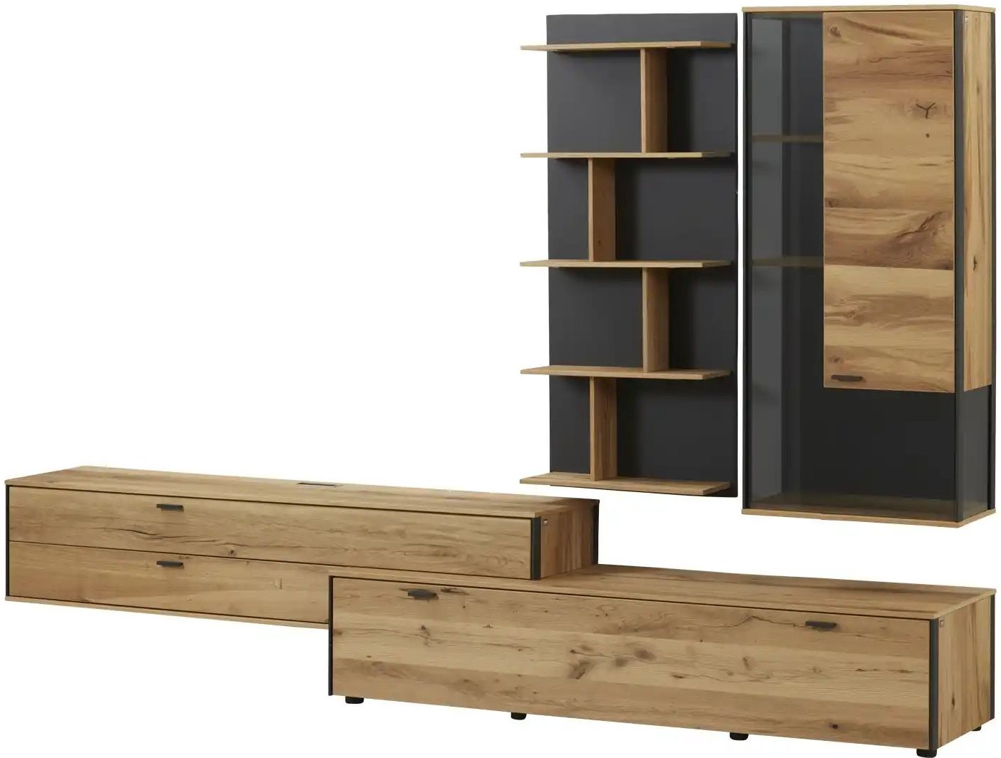 SCHÖNER WOHNEN Kollektion Wohnkombination Andra ¦ holzfarben ¦ Maße (cm): B: 303 H: 207 T: 53.0 Kommoden & Sideboards >...