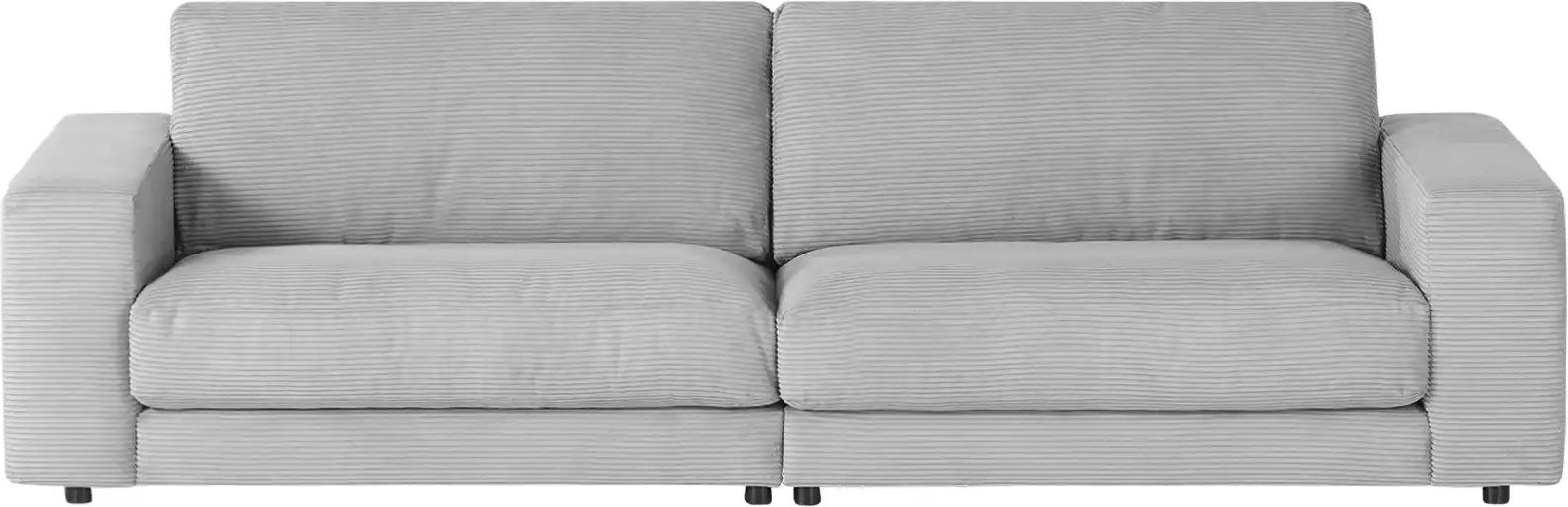 Jette Home Sofa Cord Sila ¦ grau ¦ Maße (cm): B: 250 H: 85 T: 107.0 Polstermöbel > Sofas > 3-Sitzer - Höffner