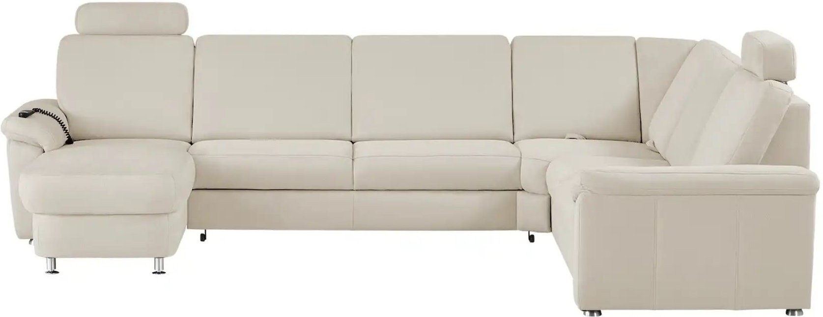 meinSofa Wohnlandschaft Mikrofaser Rita ¦ creme ¦ Maße (cm): B: 330 H: 91 T: 240.0 Polstermöbel > Sofas > Wohnlandschaft...