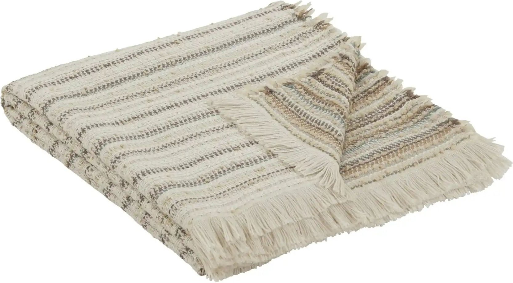 Thumbnail - como Plaid Jacquard ¦ creme ¦ Synthetik ¦ Maße (cm): B: 135 Dekokissen & Decken > Kuscheldecken & Wohndecken - Höffner
