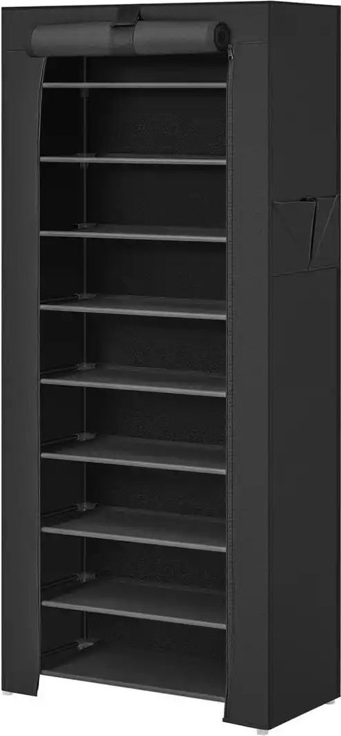 Schuhregal ¦ schwarz ¦ Maße (cm): B: 58 H: 160 Regale > Schuhregale - Höffner