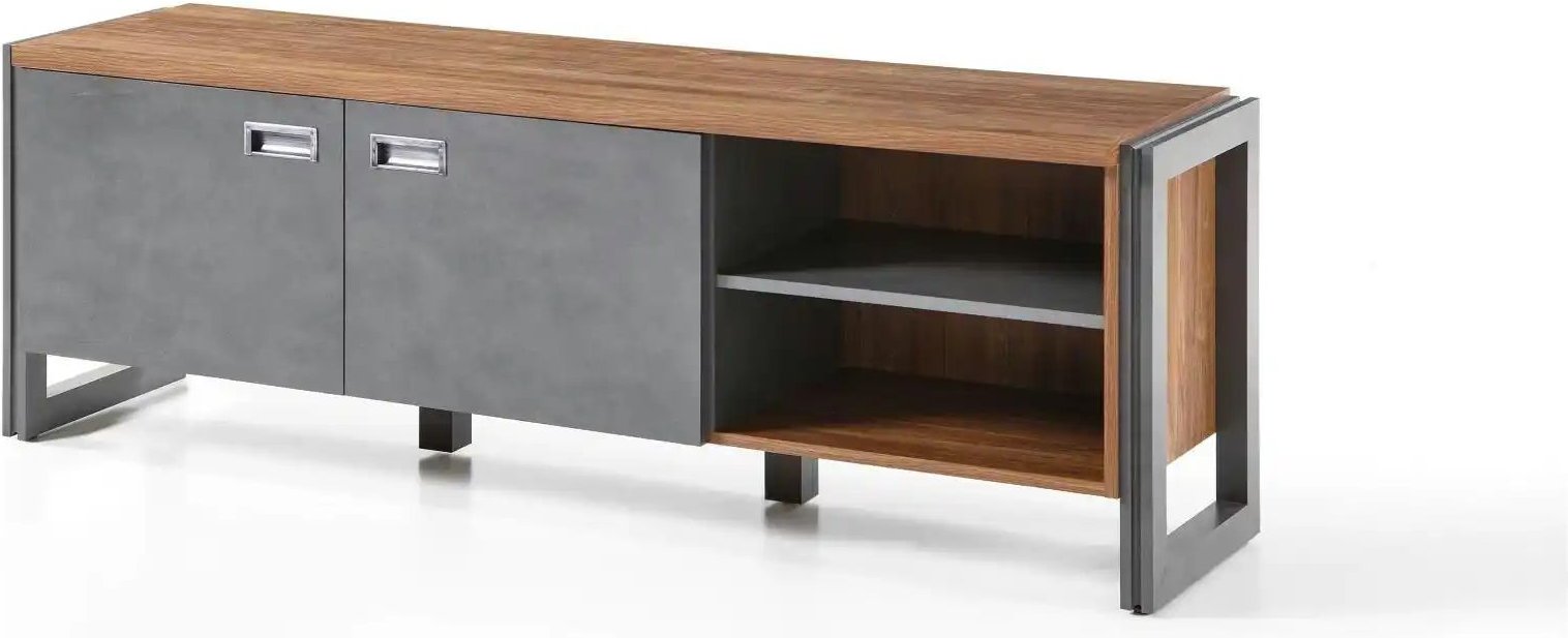 Lowboard Dinan ¦ braun ¦ Maße (cm): B: 156 H: 53 T: 39.0 Kommoden & Sideboards > Lowboards - Höffner