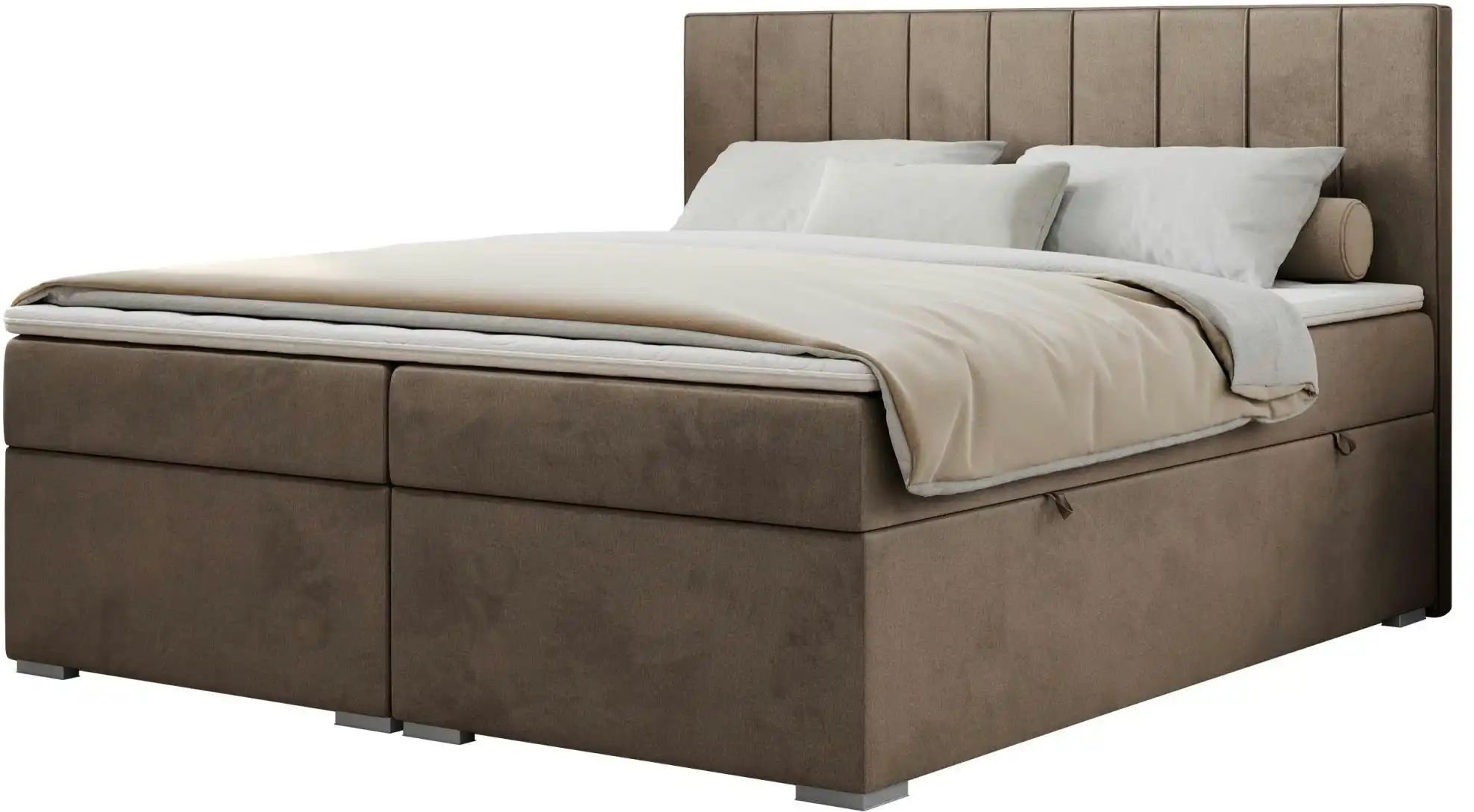 Thumbnail - Boxbett mit Bettkasten Ally ¦ braun ¦ Maße (cm): B: 120 H: 118 Betten > Komfortbetten - Höffner