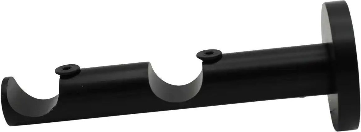 Mydeco Doppelträger function ¦ schwarz ¦ Stahl ¦ Maße (cm): B: 13,5 H: 4,9 Gardinen & Rollos > Gardinenstangen & Zubeh...