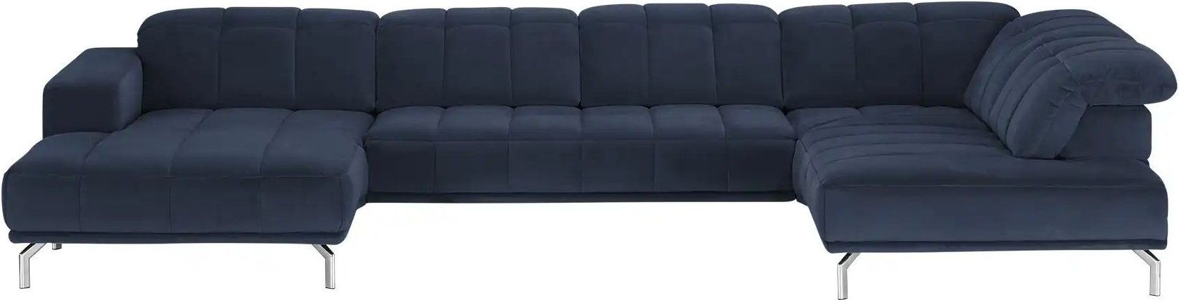 Thumbnail - Lounge Collection Wohnlandschaft Sarina ¦ blau ¦ Maße (cm): H: 75 Polstermöbel > Sofas > Wohnlandschaften - Höffner
