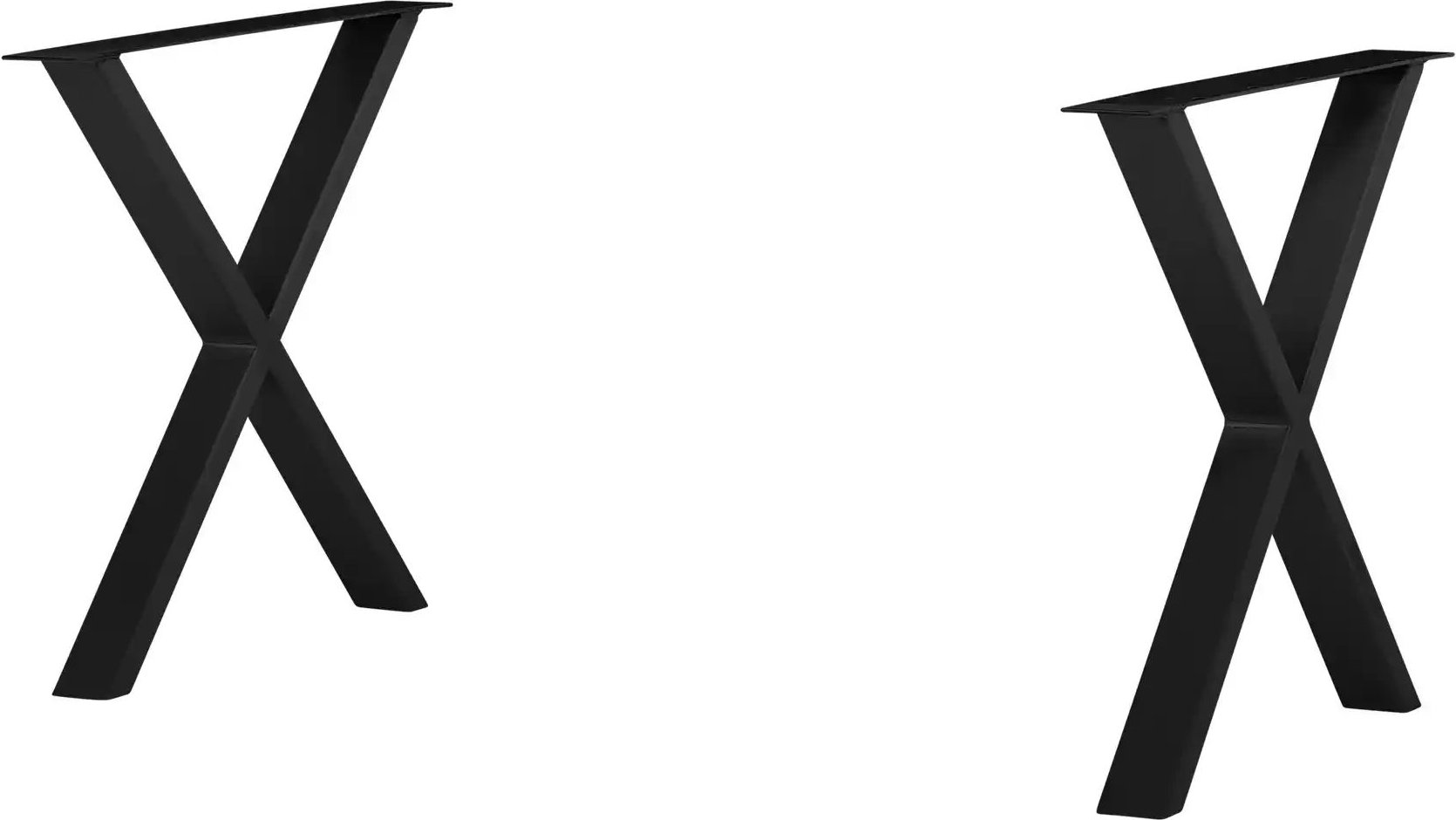 Tischgestell Comida ¦ schwarz ¦ Maße (cm): B: 8 H: 74 Tische > Tischbeine - Höffner