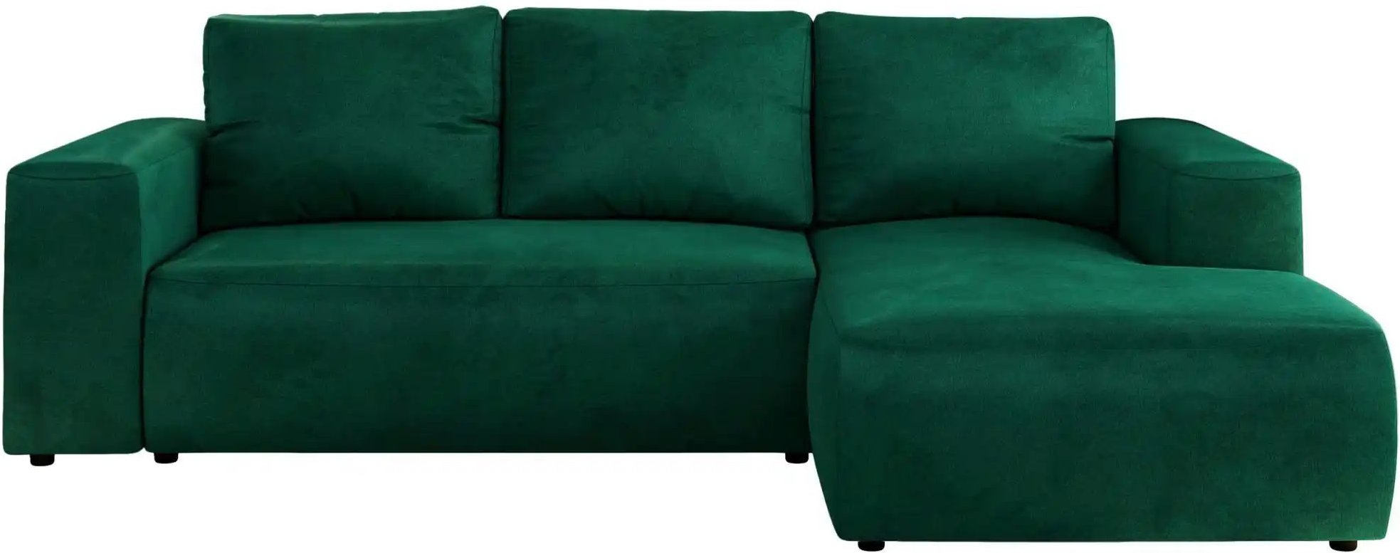 Ecksofa Beige mit Schlaffunktion Trentino ¦ grün ¦ Maße (cm): B: 266 H: 89 Polstermöbel > Sofas > Ecksofas - Höffner