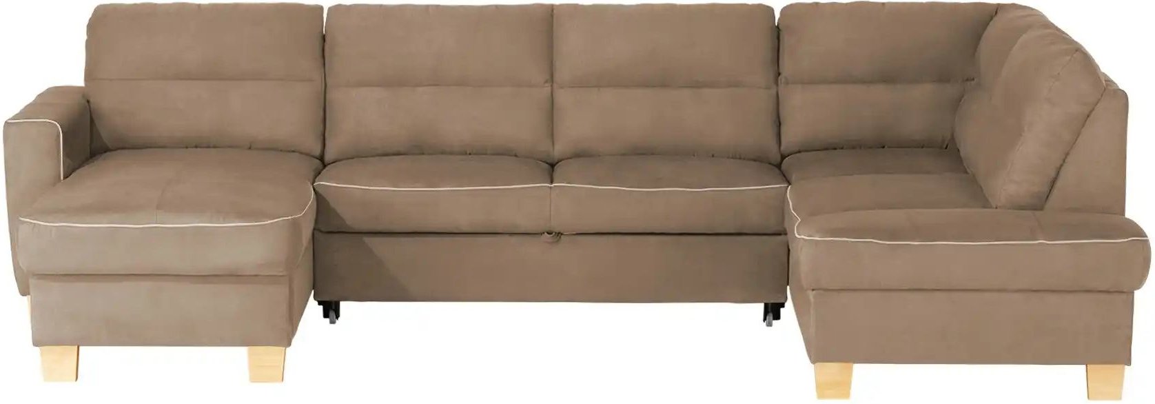 uno Wohnlandschaft mit Schlaffunktion  Vito ¦ braun ¦ Maße (cm): B: 309 H: 87 T: 190.0 Polstermöbel > Sofas > Schlafsofa...