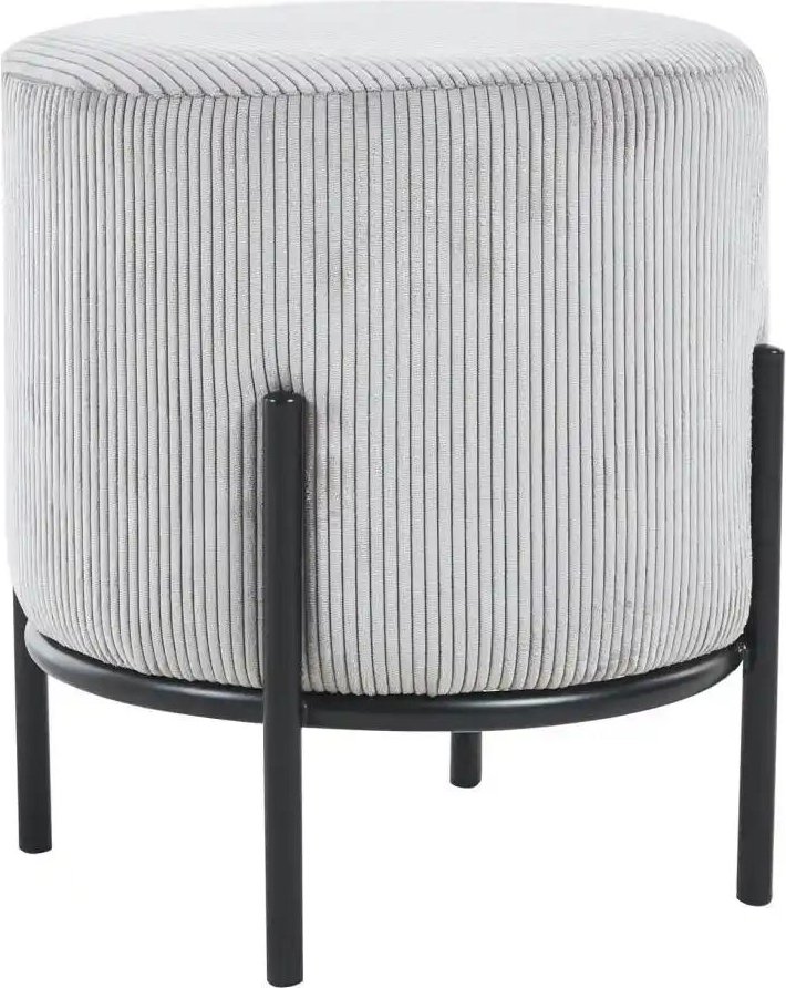 Hocker Cord Dejan ¦ grau Ø: 35 Polstermöbel > Hocker - Höffner