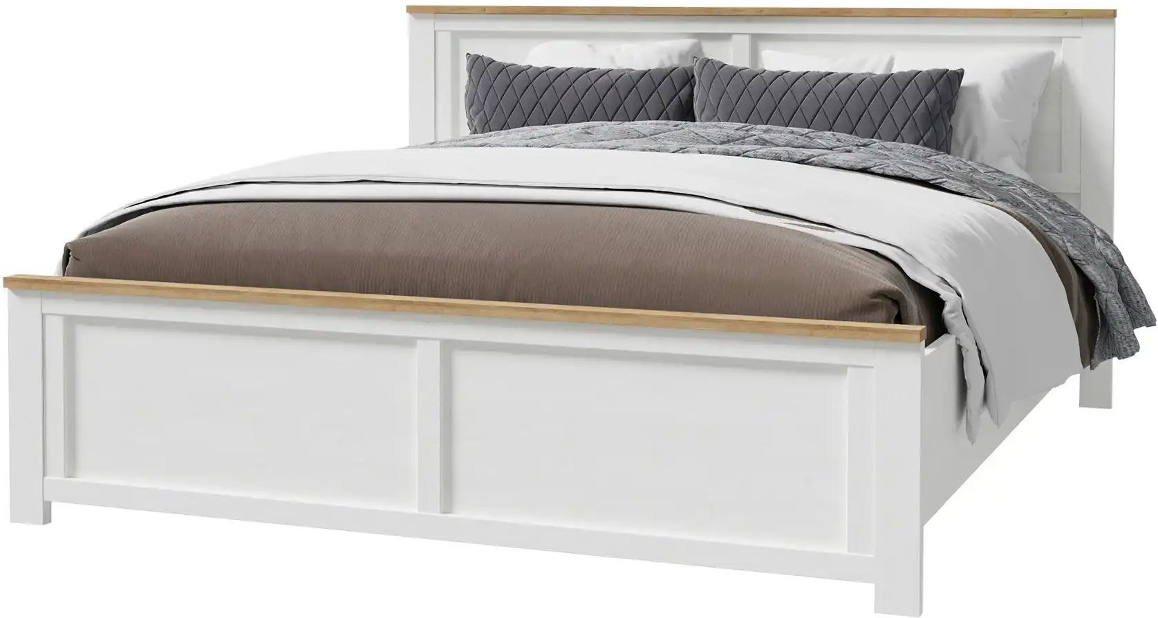 Thumbnail - Doppelbett Toneo ¦ weiß ¦ Maße (cm): B: 198 H: 103 Betten > Bettgestelle - Höffner