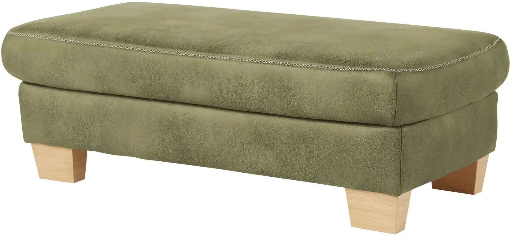 Mein Sofa bold XXL - Hocker Beata ¦ grün ¦ Maße (cm): B: 130 H: 45 T: 65.0 Polstermöbel > Hocker - Höffner