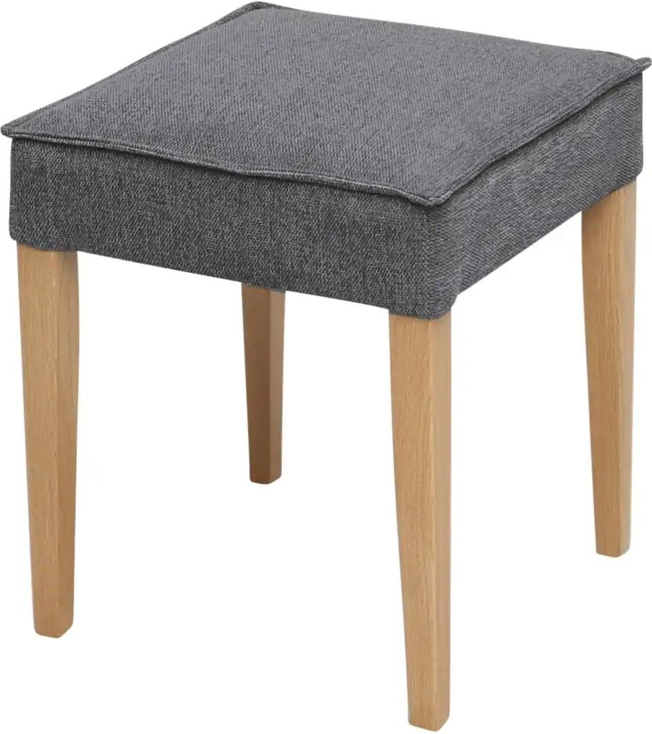 Woodford Polsterhocker  Laron ¦ grau ¦ Maße (cm): B: 42 H: 50 T: 42.0 Polstermöbel > Hocker - Höffner