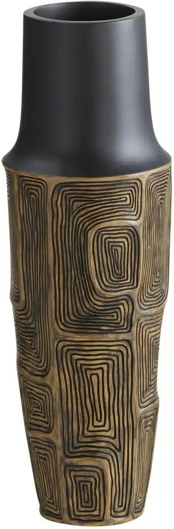 HOME STORY Deko Vase ¦ braun ¦ Polyresin (Kunstharz) ¦ Maße (cm): H: 60 Ø: 19.5 Accessoires > Vasen - Höffner