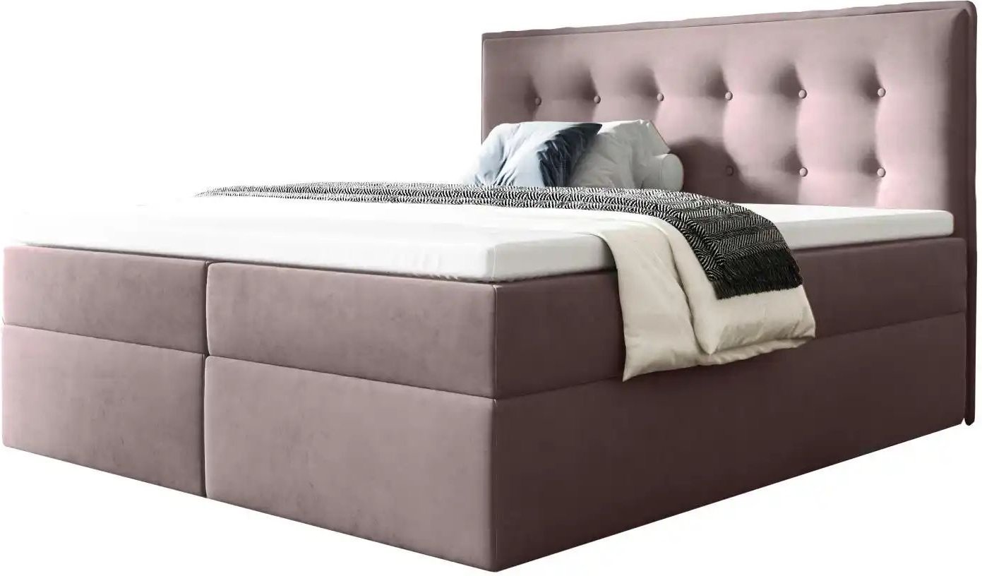 Boxbett mit Bettkasten Focus ¦ rosa/pink ¦ Maße (cm): B: 160 H: 110 Betten > Komfortbetten - Höffner