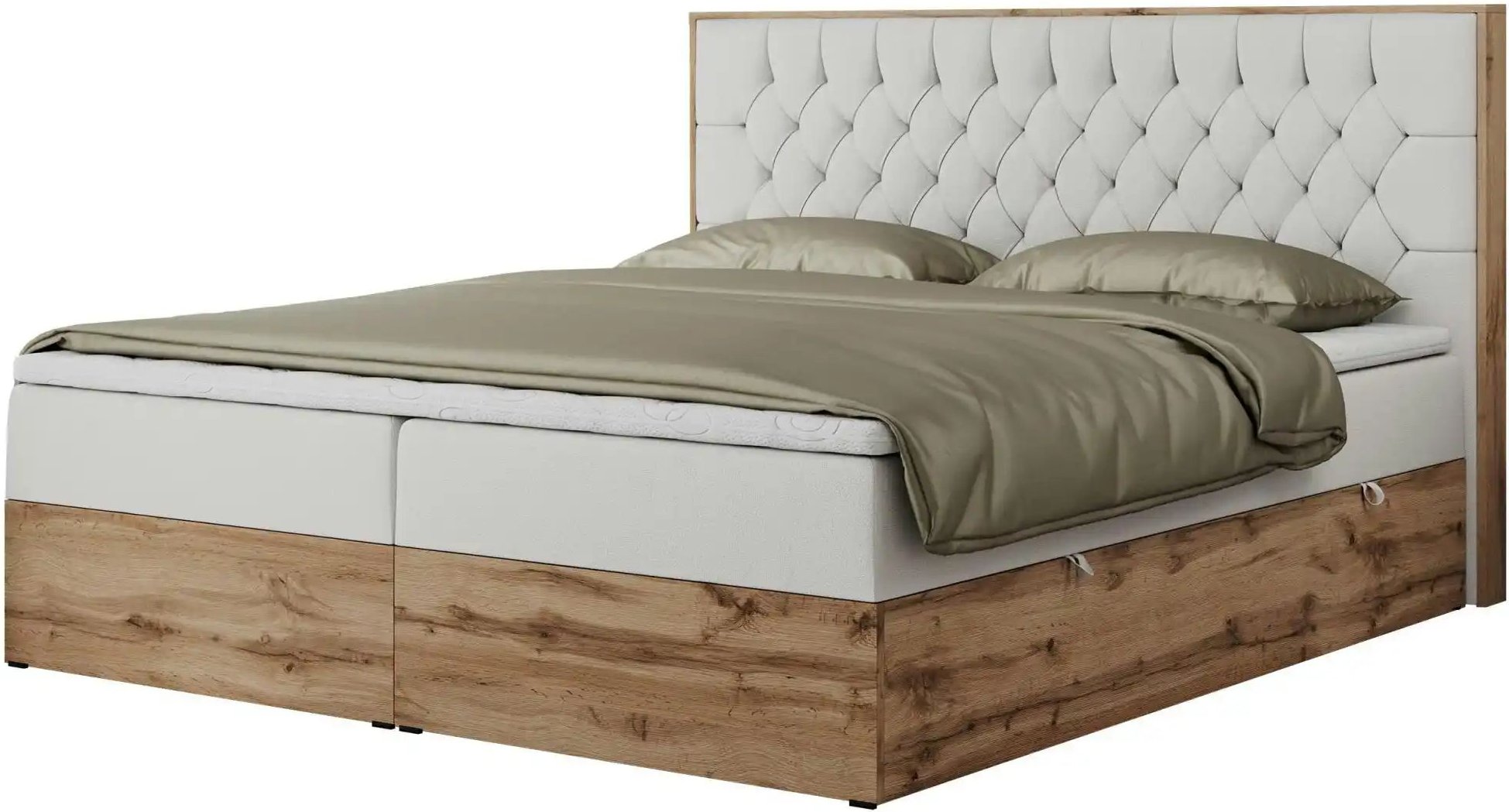 Boxbett mit Bettkasten Amore ¦ weiß ¦ Maße (cm): B: 168 H: 115 Betten > Komfortbetten - Höffner