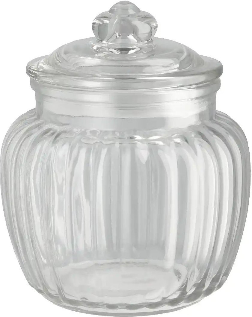 KHG Aufbewahrungsglas ¦ transparent/klar ¦ Maße (cm): H: 15 Ø: 11.5 Küchenzubehör & Helfer > Küchenhelfer - Höffner