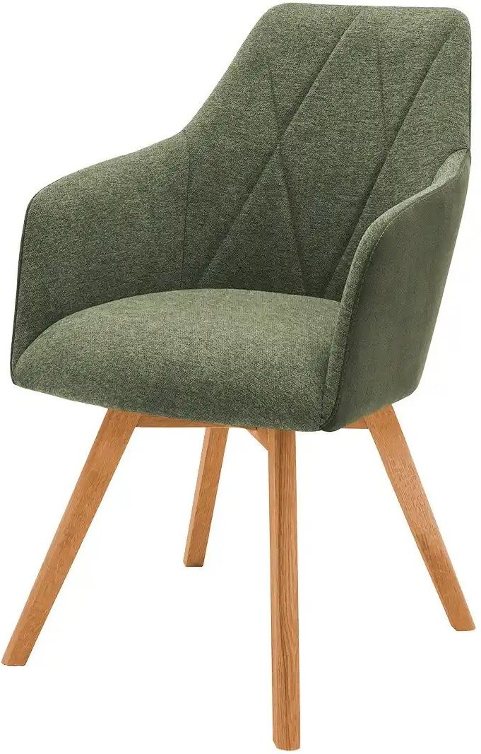 Dine + Mine Armlehnstuhl mit Diamant-Steppung Xalapa ¦ grün ¦ Maße (cm): B: 57 H: 85 T: 65.0 Stühle > Esszimmerstühle > ...