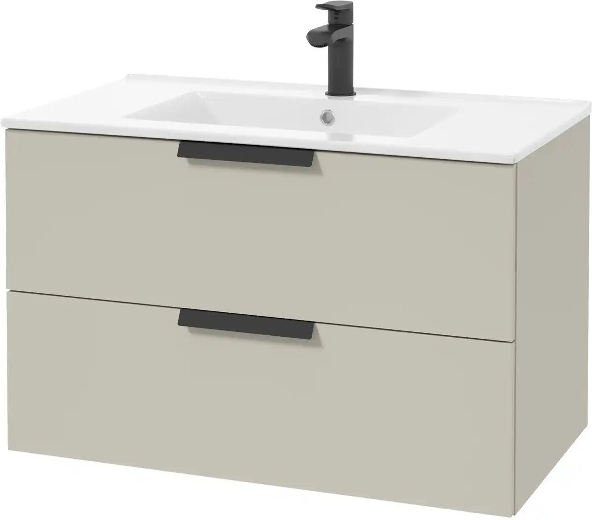 Waschtischunterschrank Fährsee ¦ beige ¦ Maße (cm): B: 80 H: 50 T: 45.0 Schränke > Badschränke > Waschbecken-unterschrä...