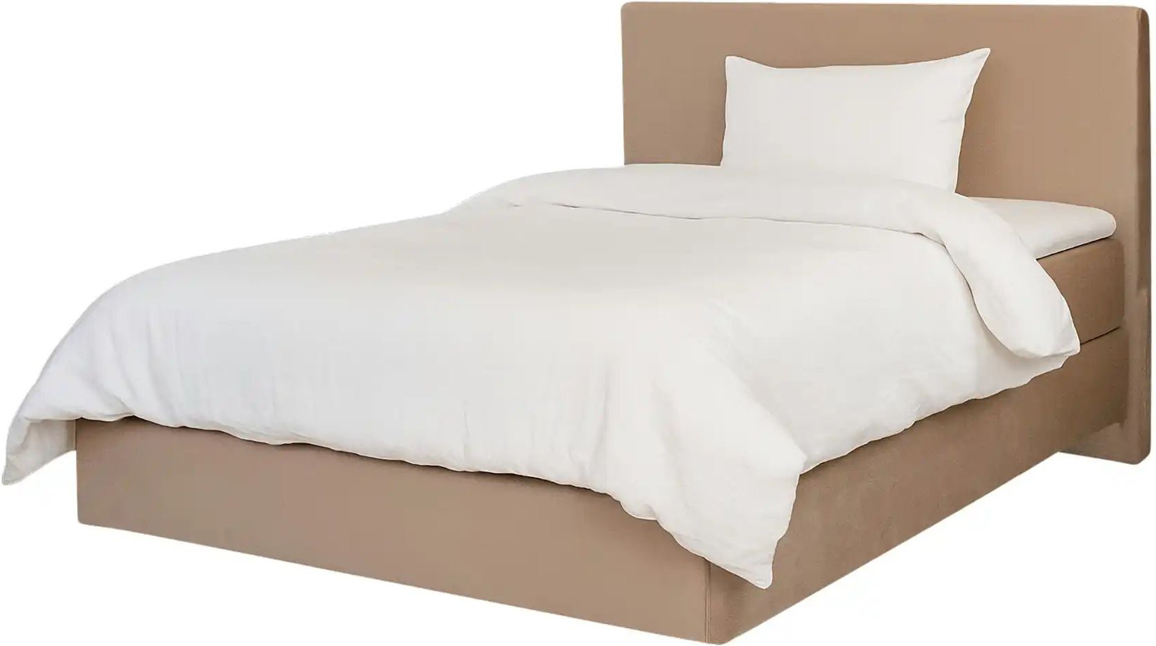 Boxspringbett 120x200 in beige Elin ¦ beige ¦ Maße (cm): B: 120 H: 105 Betten > Boxspringbetten - Höffner