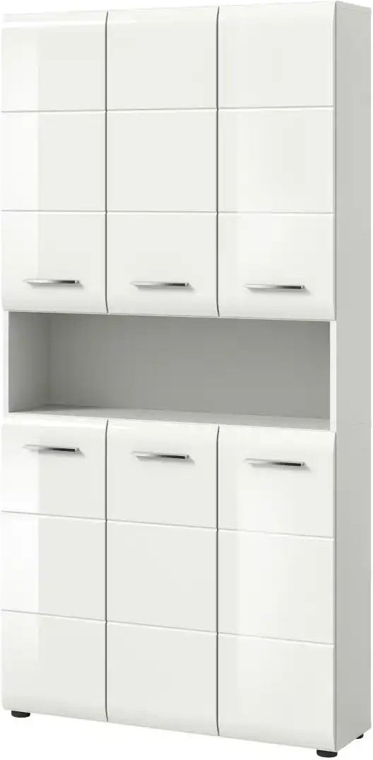 Mehrzweckschrank Igelsbachsee ¦ weiß ¦ Maße (cm): B: 90 H: 185 Schränke > Badschränke > Bad-Hochschränke - Höffner