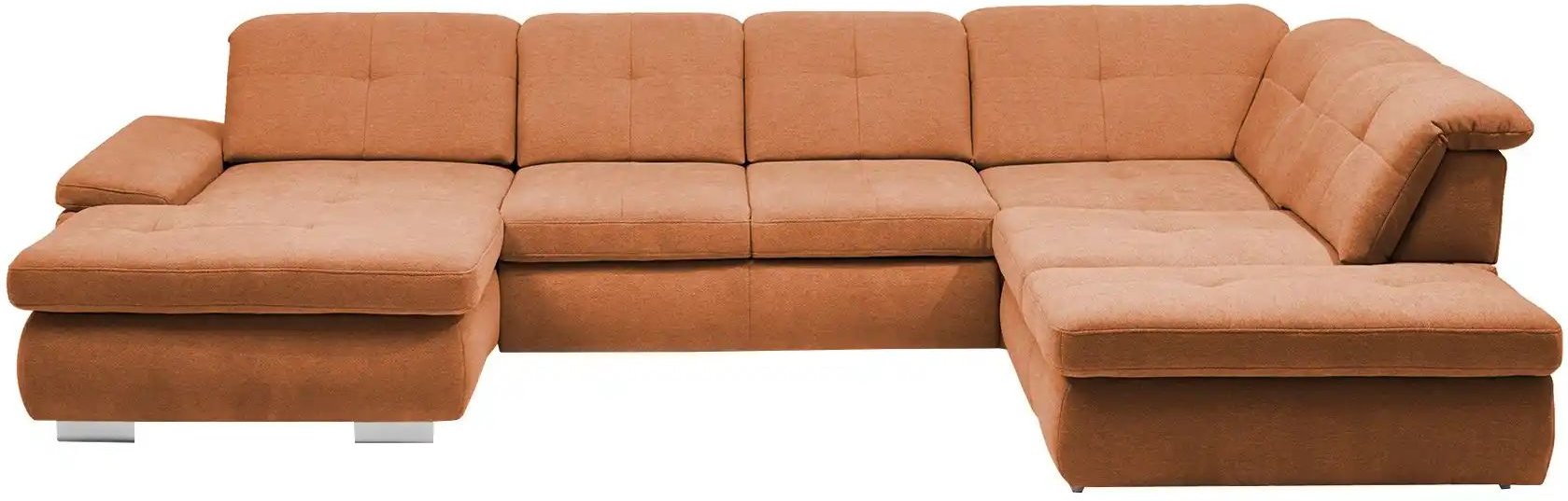 Lounge Collection Wohnlandschaft Flachgewebe Affair ¦ orange ¦ Maße (cm): B: 371 H: 100 T: 260.0 Polstermöbel > Sofas >...