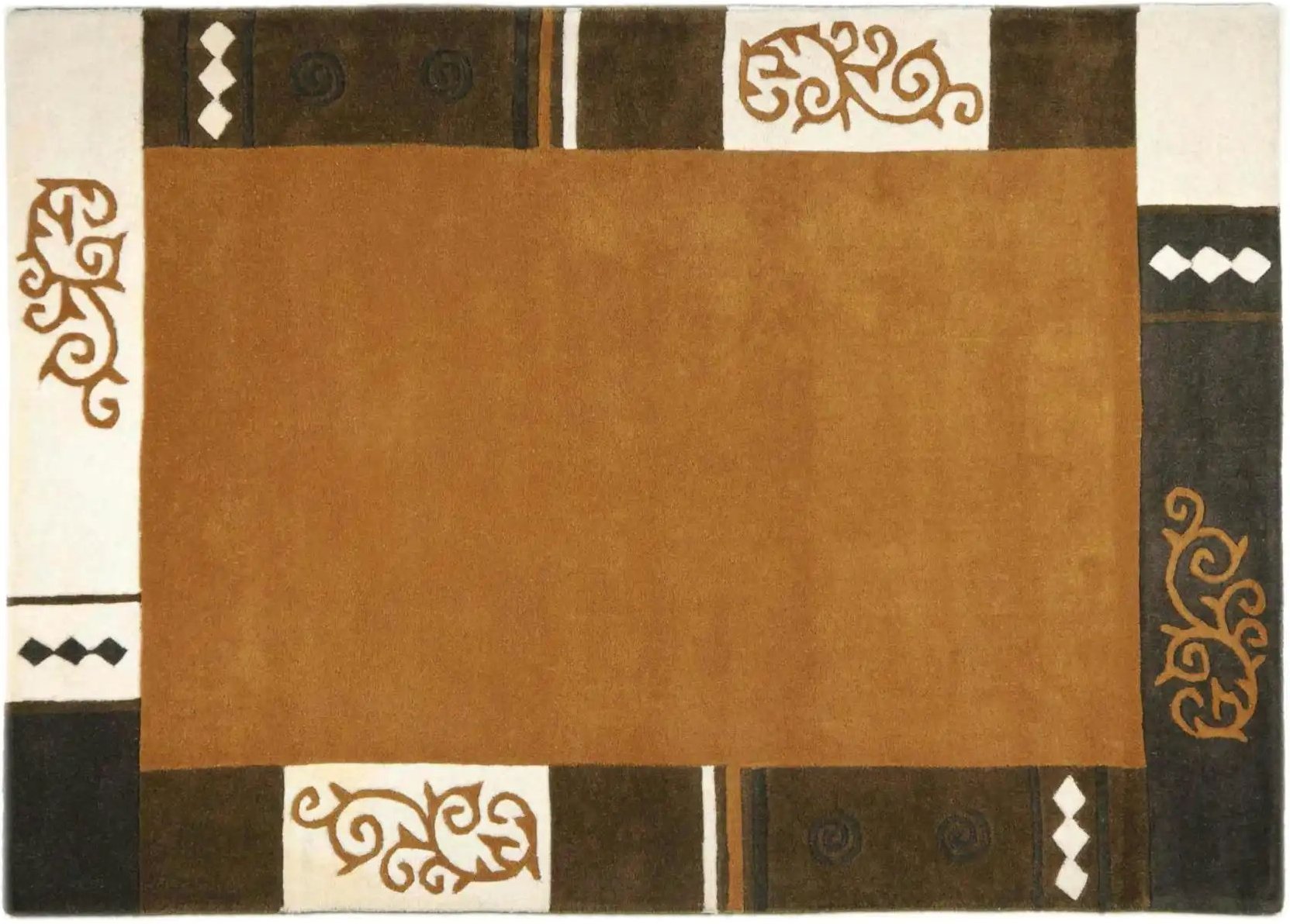 Thumbnail - THEKO Teppich ¦ braun ¦ Wolle ¦ Maße (cm): B: 60 H: 1,4 Teppiche > Wohnteppiche - Höffner