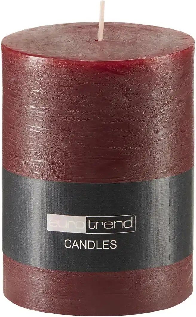 Zylinderkerze Rusti ¦ rot ¦ Wachs ¦ Maße (cm): H: 13 Ø: 10 Accessoires > Kerzen & Kerzenständer - Höffner