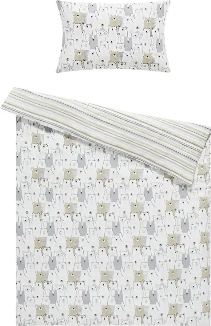 Uups Wendebettwäsche Tummelbär ¦ mehrfarbig ¦ Maße (cm): B: 100 Baby > Baby Textilien > Baby Bettwaren - Höffner