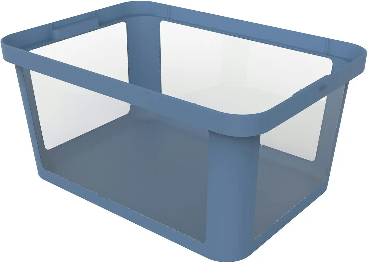 Rotho Aufbewahrungsbox 45 Liter Albris ¦ blau ¦ Kunststoff ¦ Maße (cm): B: 39 H: 26,5 Aufbewahrung > Aufbewahrungsboxen...