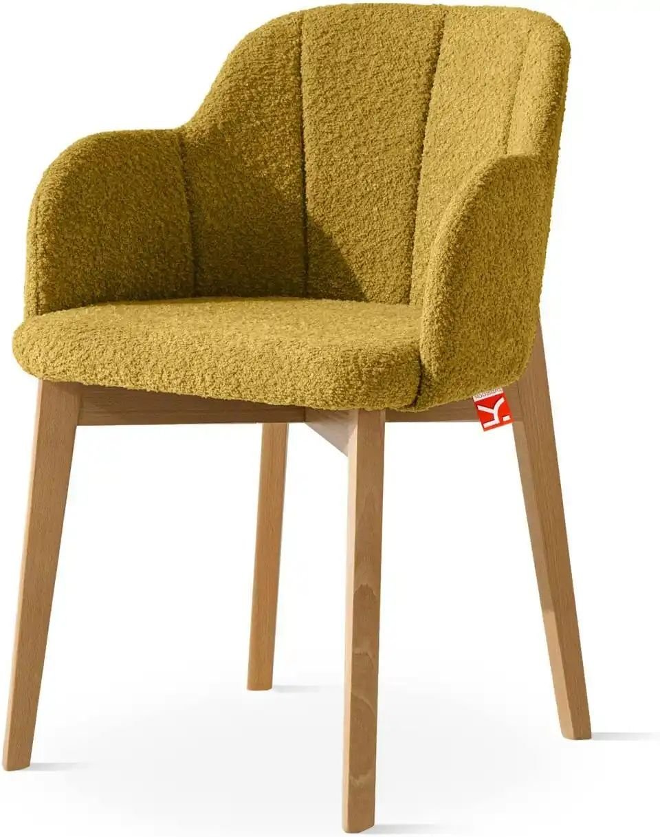 KONSIMO Polsterstuhl ¦ gelb ¦ Maße (cm): B: 54,5 H: 80 Stühle > Polsterstühle - Höffner