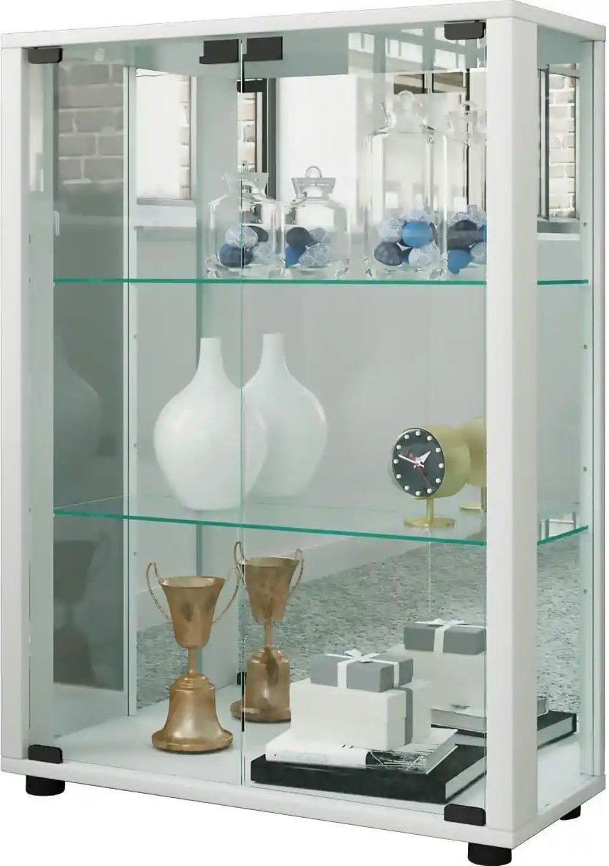 Thumbnail - Vitrine Sintalo ¦ weiß ¦ Maße (cm): B: 60 H: 80 T: 25.0 Schränke > Vitrinen - Höffner