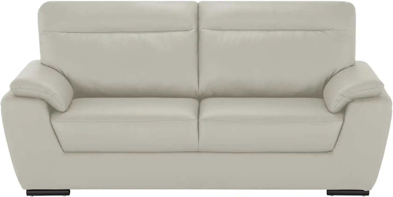 divanotti Sofa aus Leder Brandy II ¦ grau ¦ Maße (cm): B: 210 H: 95 T: 100.0 Polstermöbel > Sofas > 2-Sitzer - Höffner
