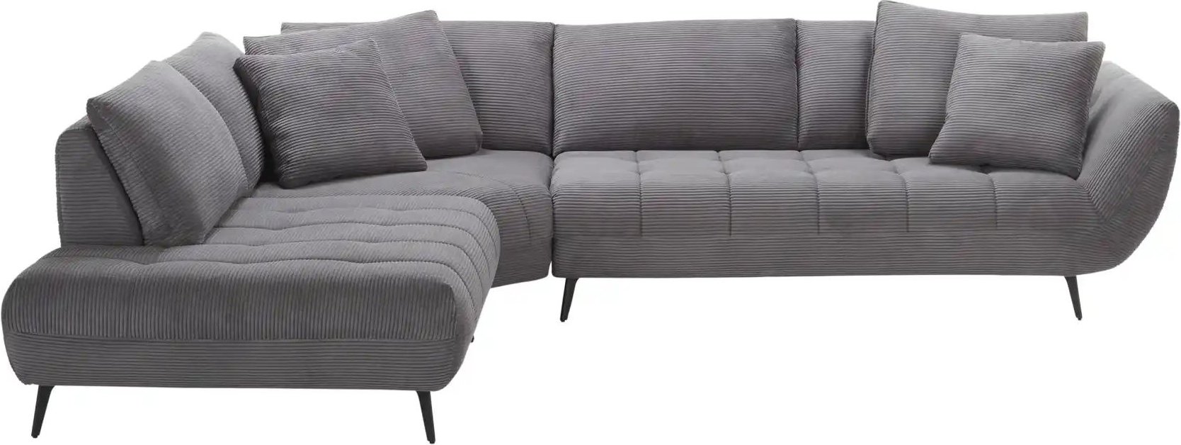 bobb Ecksofa mit Sitztiefenverstellung Carly Novaspring ¦ grau ¦ Maße (cm): B: 337 H: 90 T: 271.0 Polstermöbel > Sofas >...