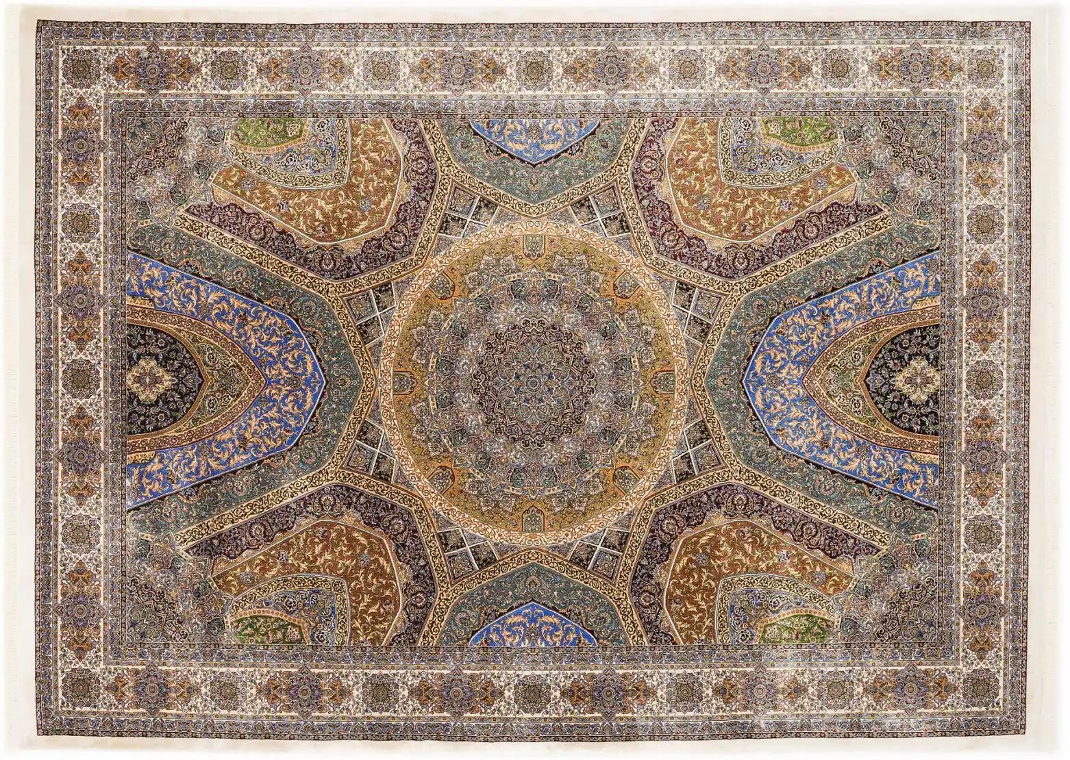 Orientteppich ¦ mehrfarbig ¦ Seide ¦ Maße (cm): B: 160 H: 0,5 Teppiche > Orientteppiche - Höffner