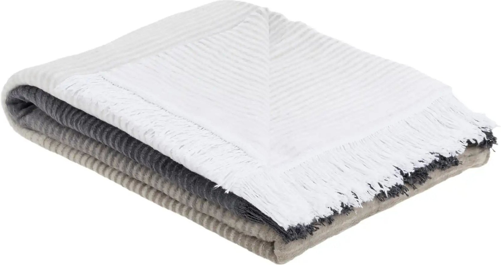 Thumbnail - como Jacquard-Decke Flow ¦ grau ¦ Maße (cm): B: 150 Dekokissen & Decken > Tagesdecken & Bettüberwürfe - Höffner