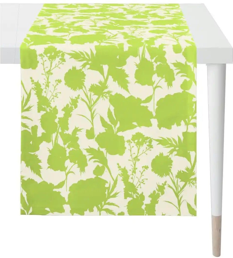 Thumbnail - Apelt Läufer ¦ grün ¦ Baumwollmischgewebe ¦ Maße (cm): B: 48 H: 0,5 Tischwäsche & Küchentextilien > Tischläufer - Höff...