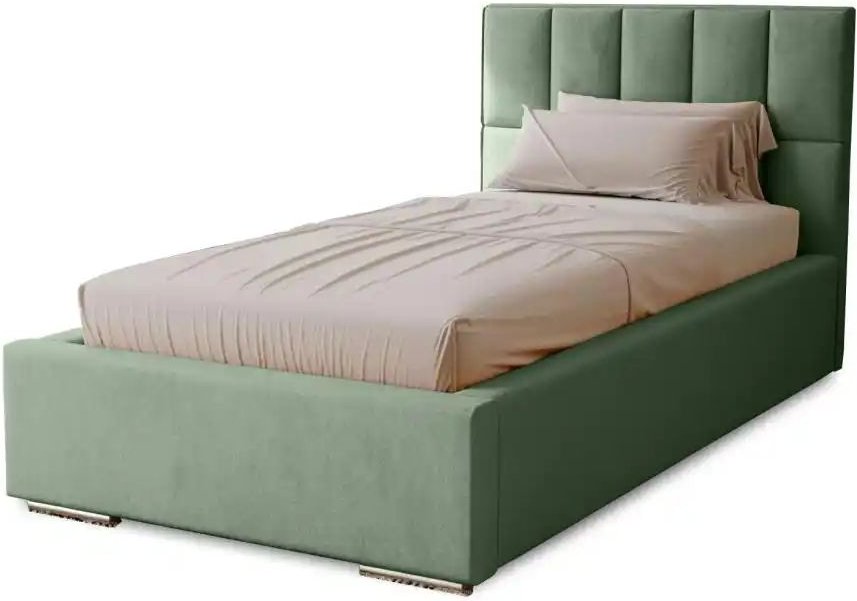 Polsterbett mit Stauraum Draven ¦ grün ¦ Maße (cm): B: 95 H: 100 Betten > Polsterbetten - Höffner